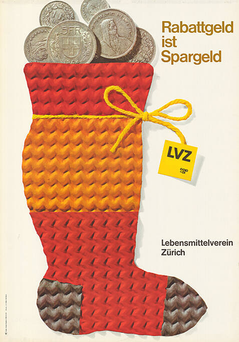 Rabattgeld ist Spargeld, Lebensmittelverein Zürich

