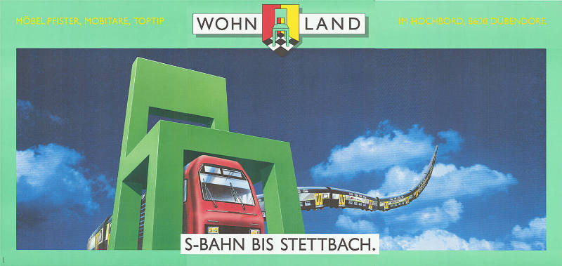 Wohnland, S-Bahn bis Stettbach.