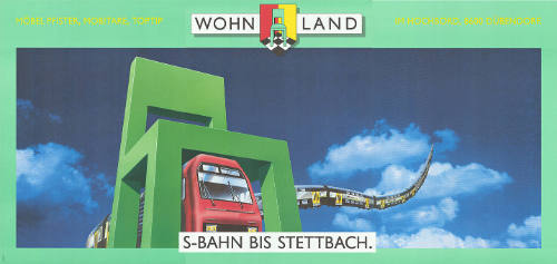 Wohnland, S-Bahn bis Stettbach.