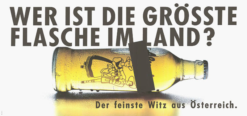 Wer ist die grösste Flasche im Land? Almdudler