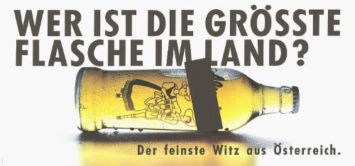 Wer ist die grösste Flasche im Land? Almdudler
