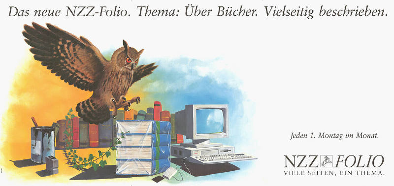 Das neue NZZ-Folio. Thema: Über Bücher. Vielseitig beschrieben. NZZ-Folio