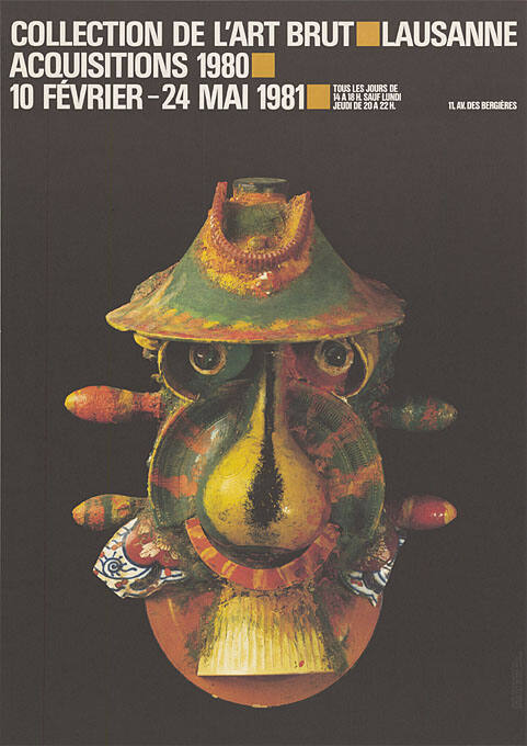 Acquisitions 1980, Collection de l’art brut, Lausanne