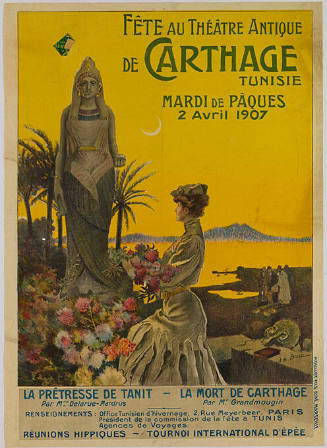 Fête au Théâtre Antique de Carthage, Tunisie