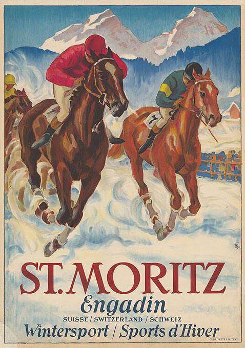 St. Moritz, Engadin, Wintersport / Sports d’Hiver