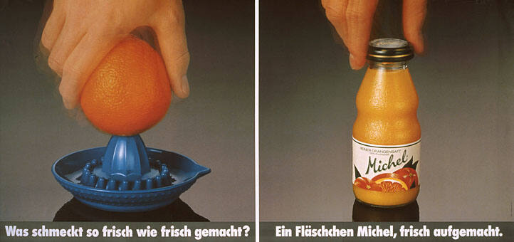 Was schmeckt so frisch wie frisch gemacht? Ein Fläschchen Michel, frisch aufgemacht.