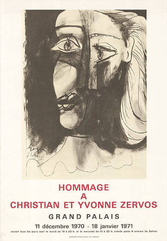 Hommage à Christian et Yvonne Zervos, Grand Palais