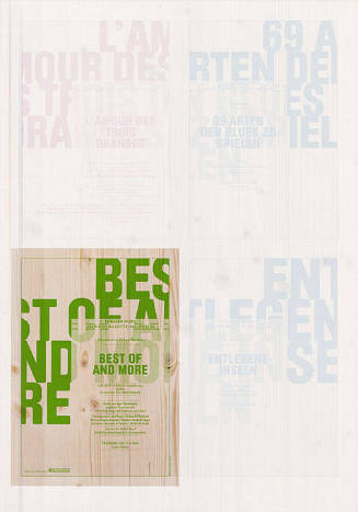 Best of and more, Richard Wherlock, Theater Basel