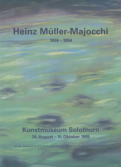 Heinz Müller-Majocchi, Kunstmuseum Solothurn