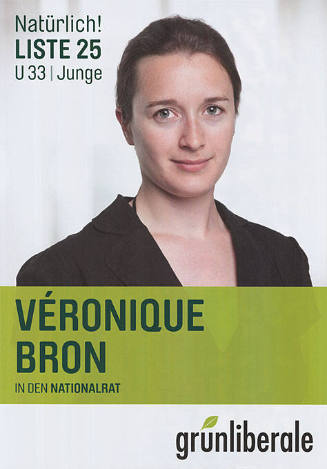 Natürlich! Liste 25, Véronique Bron in den Nationalrat, Grünliberale