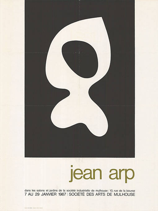Jean Arp dans les Salons et Jardins de la Société Industrielle de Mulhouse