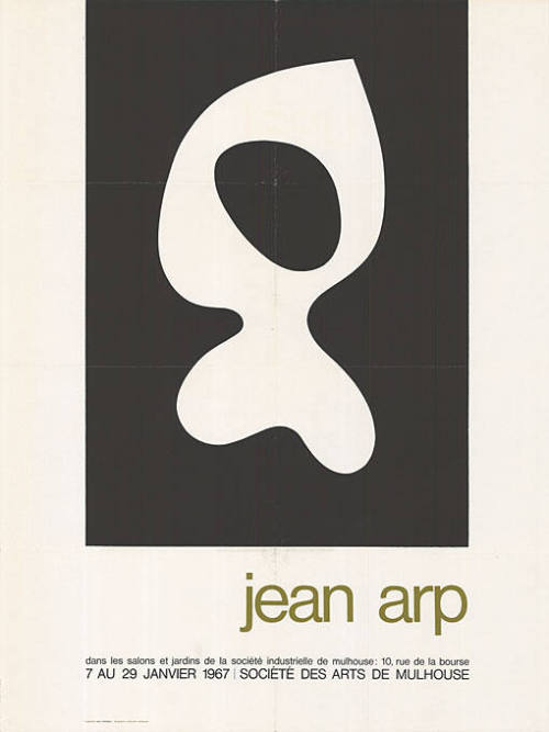 Jean Arp dans les Salons et Jardins de la Société Industrielle de Mulhouse