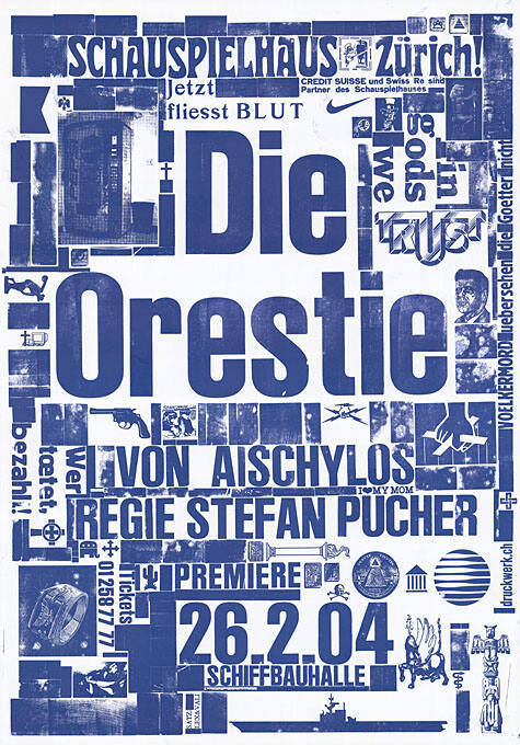 Die Orestie, Schauspielhaus Zürich, Schiffbauhalle