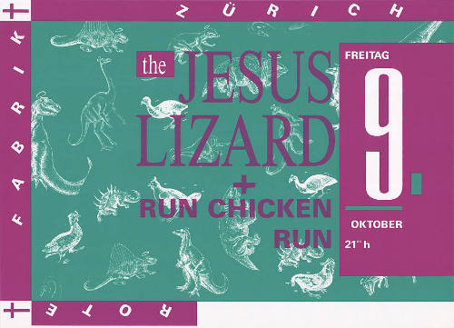 The Jesus Lizard + Run Chicken Run, Rote Fabrik Zürich