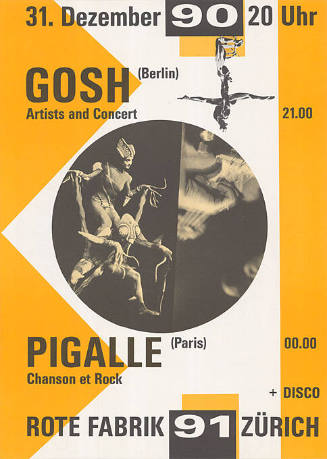 Gosh, Pigalle, Rote Fabrik Zürich