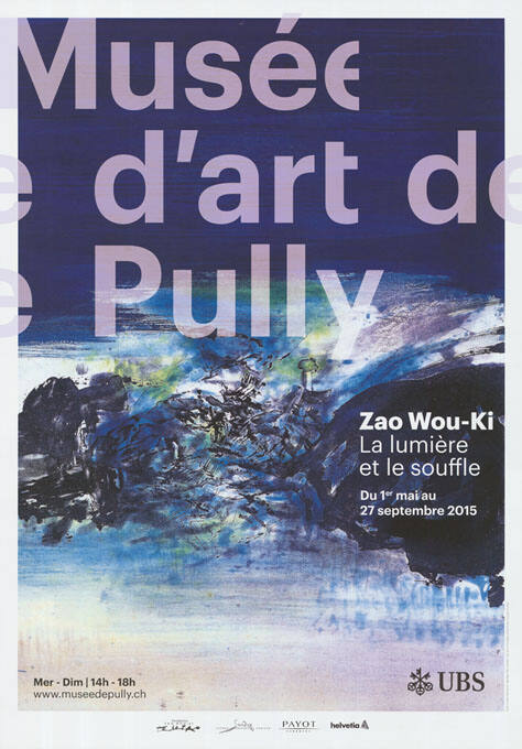 Zao Wou-Ki, Musée d’art de Pully