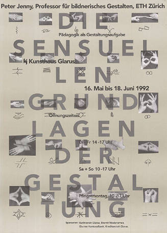 Die sensuellen Grundlagen der Gestaltung, Kunsthaus Glarus