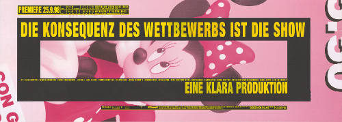 Die Konsequenz des Wettbewerbs ist die Show, Theaterhaus Gessneralle, Kulturwerkstatt Kaserne