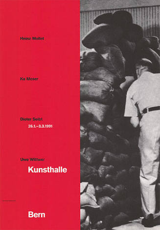 Heinz Mollet, Ka Moser, Dieter Seibt, Uwe Wittwer, Kunsthalle Bern