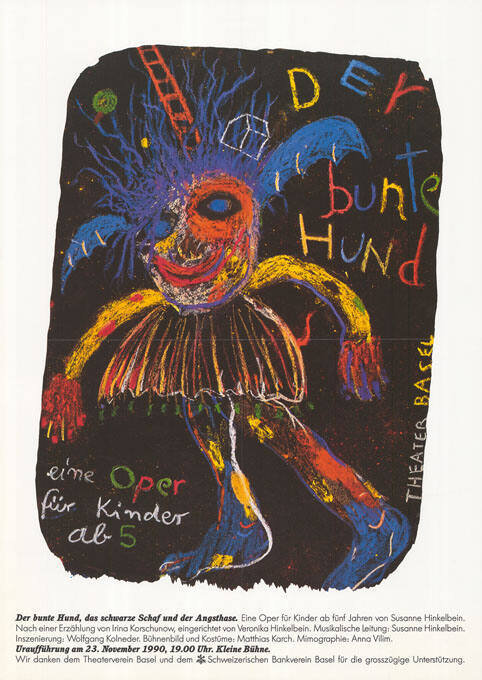 Der bunte Hund, das schwarze Schaf und der Angsthase, Susanne Hinkelbein, Kleine Bühne, Theater Basel