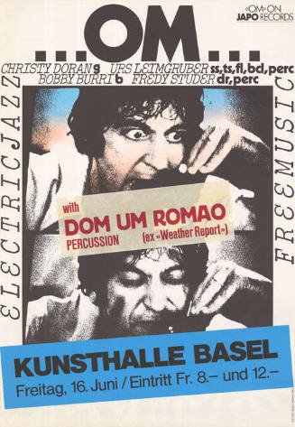 …OM…, Electricjazz, Freemusic, with Dom um Romao, Kunsthalle Basel