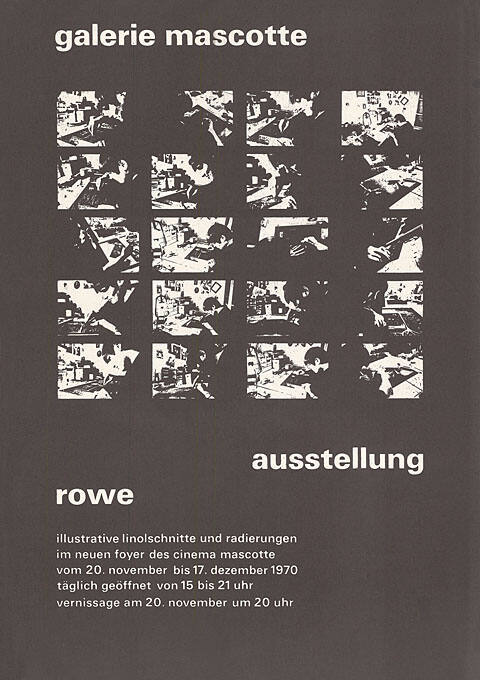 Rowe, Galerie Mascotte, Basel