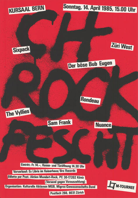 CH Rock Fescht, Kursaal Bern