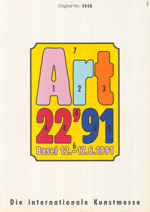 Art 22’91, Basel, Die internationale Kunstmesse