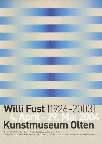 Willi Fust, Kunstmuseum Olten