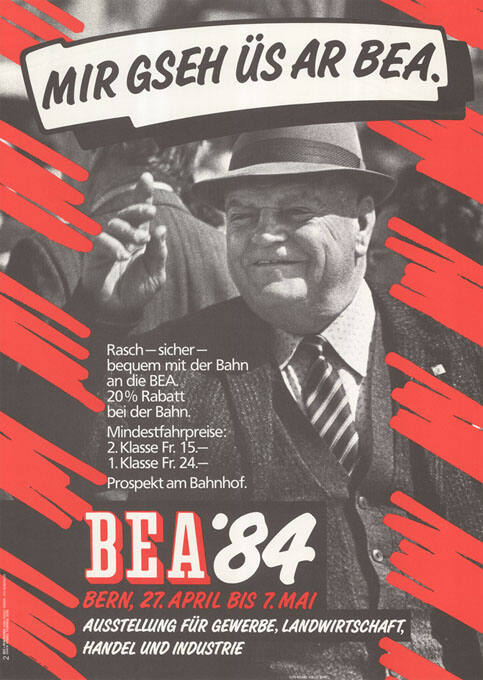 Mir gseh üs ar BEA. BEA ’84