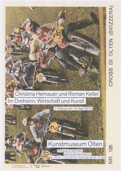 Christina Hemauer und Roman Keller, Im Drehsinn. Wirtschaft und Kunst, Kunstmuseum Olten