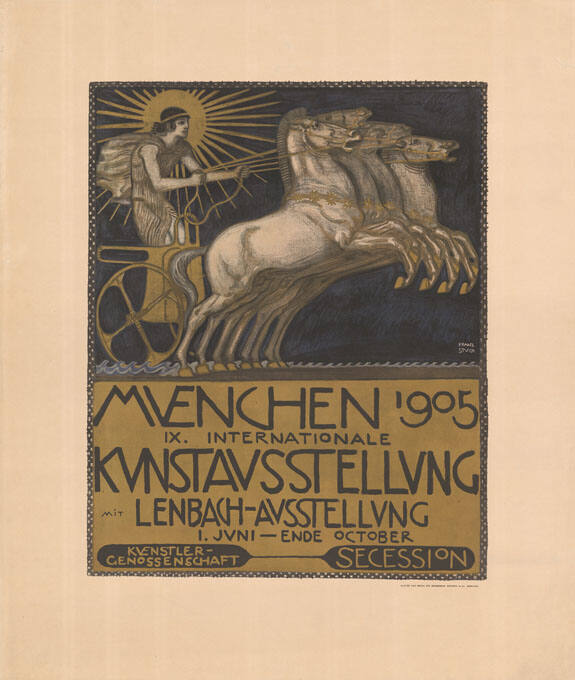 Muenchen 1905, IX. Internationale Kunstausstellung mit Lenbach-Ausstellung