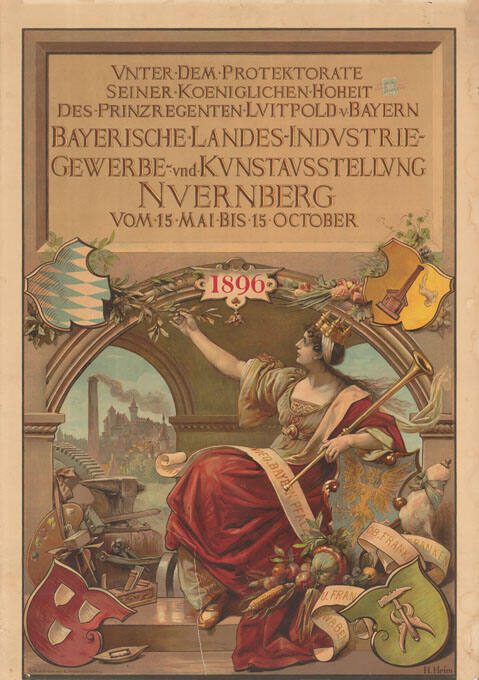 Bayerische Landes-, Industrie-, Gewerbe- und Kunstausstellung, Nuernberg