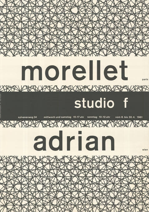 Morellet, Adrian, Studio f, Ulm