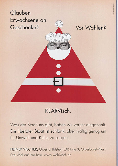 Glauben Erwachsene an Geschenke? Vor Wahlen? KLARVisch