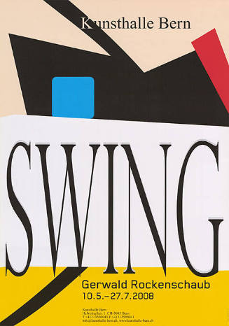 Gerwald Rockenschaub, Swing, Kunsthalle Bern