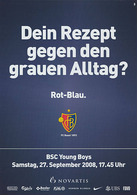 Dein Rezept gegen den grauen Alltag? Rot-Blau. FCB
