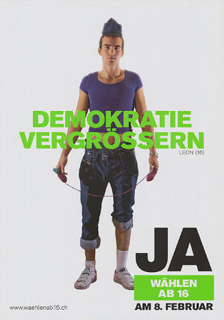 Demokratie vergrössern, Ja, Wählen ab 16