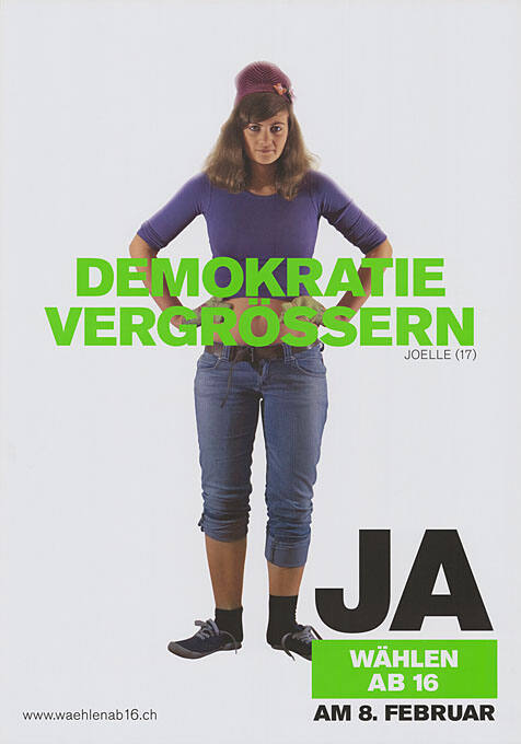 Demokratie vergrössern, Ja, Wählen ab 16