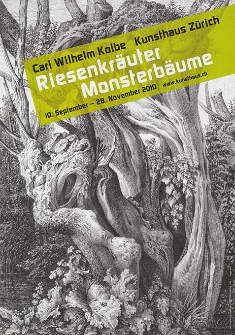 Carl Wilhelm Kolbe, Riesenkräuter, Monsterbäume, Kunsthaus Zürich