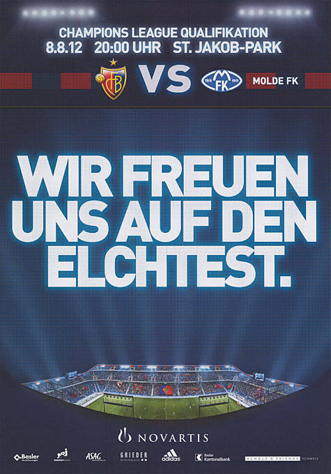 Wie freuen uns auf den Elchtest. FCB