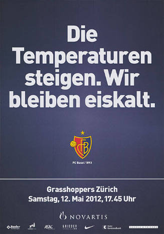 Die temperaturen steigen. Wir bleiben eiskalt. FCB