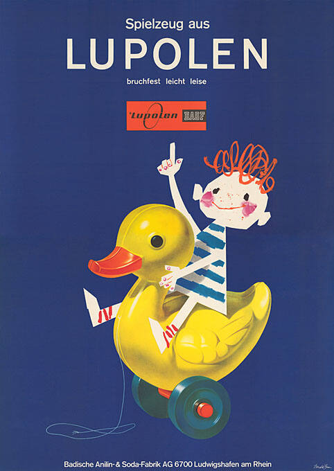 Spielzeug aus Lupolen, bruchfest, leicht, leise