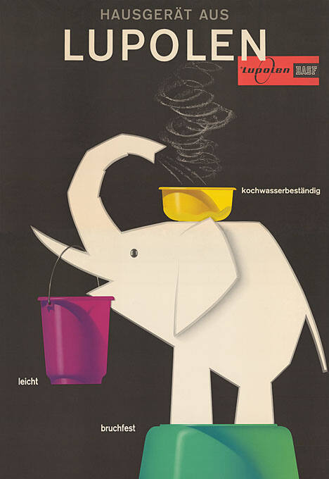 Hausgerät aus Lupolen, kochwasserbeständig, leicht, bruchfest