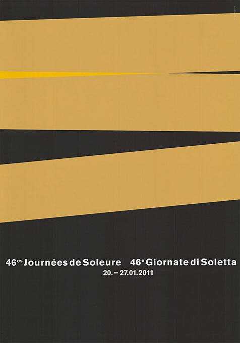 46es Journées de Soleure, 2011