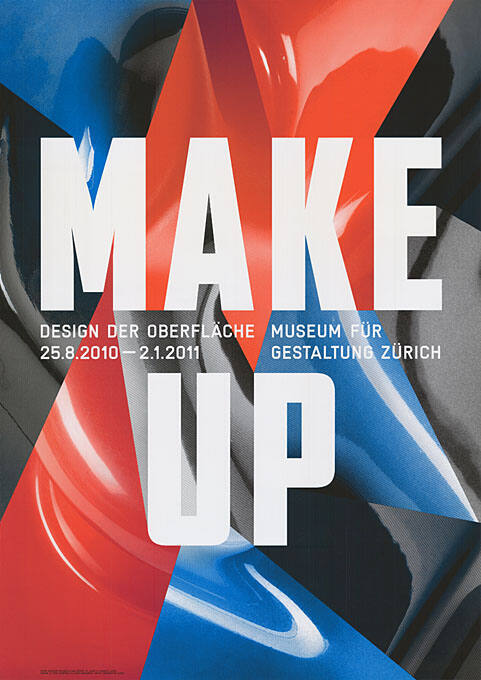 Make Up, Design der Oberfläche, Museum für Gestaltung Zürich