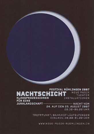 Festival Rümlingen 2007, Nachtschicht, Klangprozessionen für eine Juralandschaft