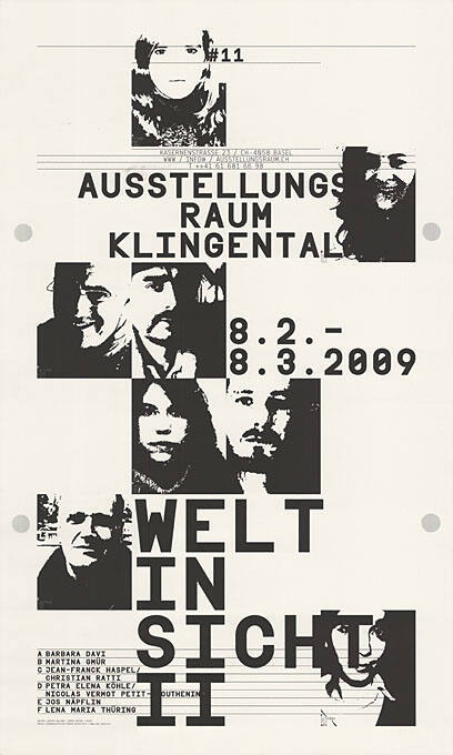 Welt in Sicht II, #11, Ausstellungsraum Klingental