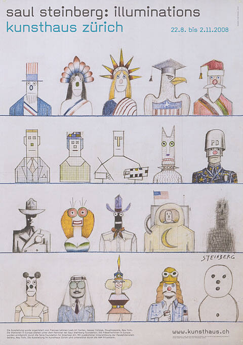 Saul Steinberg: Illuminations, Kunsthaus Zürich