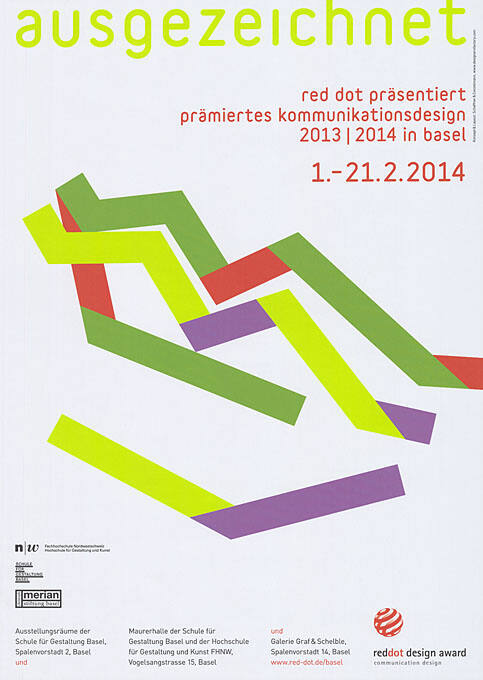 Ausgezeichnet, Red Dot präsentiert prämiertes Kommunikationsdesign 2013/2014 in Basel